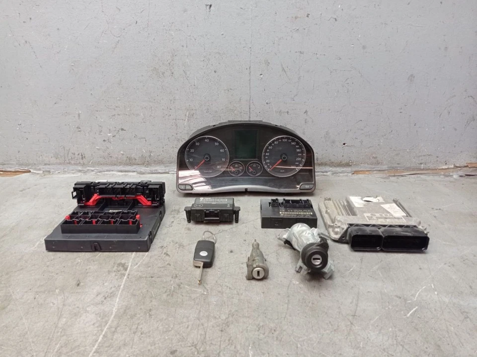 Centralina Motore Kit Completo Per VW EOS 06F906056GA 1K0035195D - Immagine 2 di 4