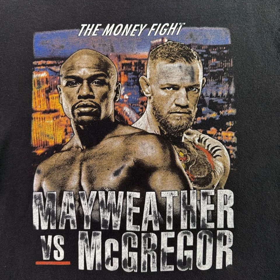 Camiseta promocional The Money Team Connor Mcgregor Mayweather Fight para hombre talla mediana Foto 2 de 4