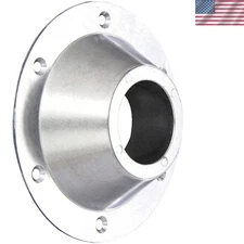 Standard Aluminum Table Base in Chrome - Easy Surface Mounted Installation