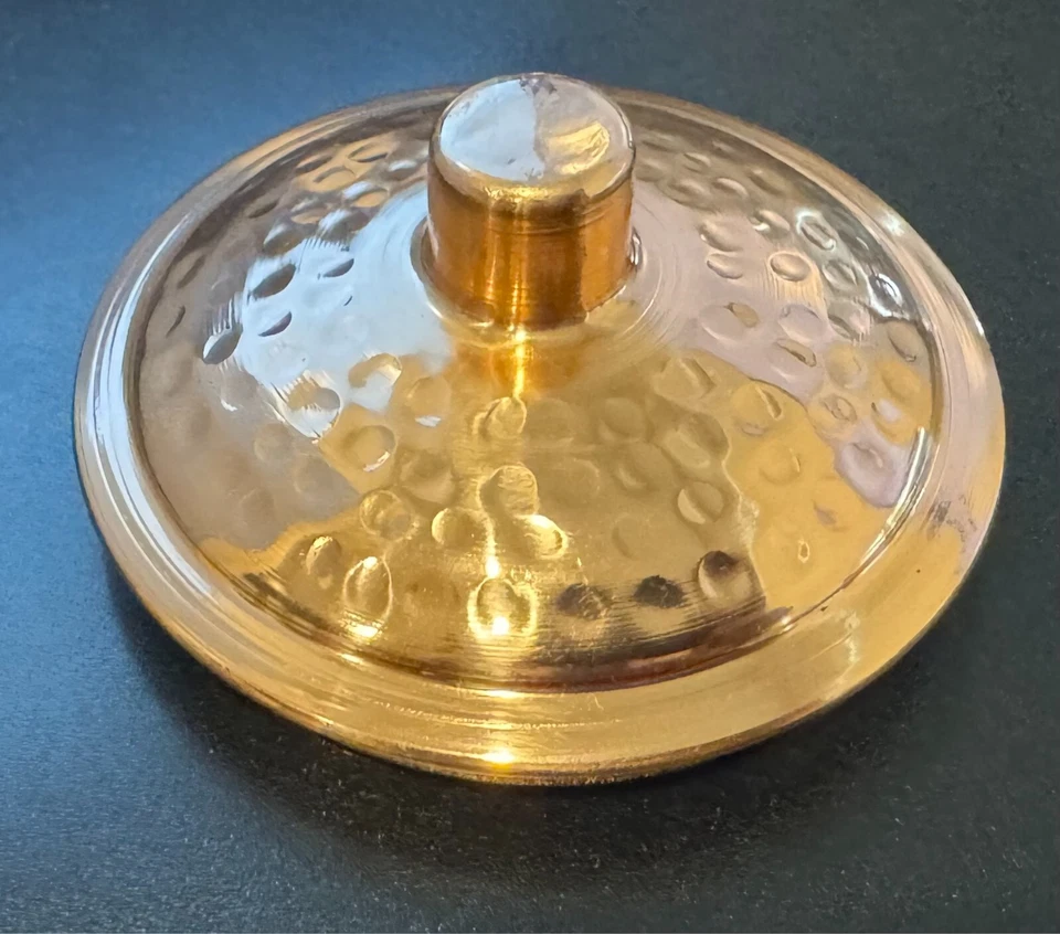 NUEVA Jarra de Agua de Cobre con Tapa - 10" Altura Total, 2000ml, Capacidad 2L Foto 4 de 4