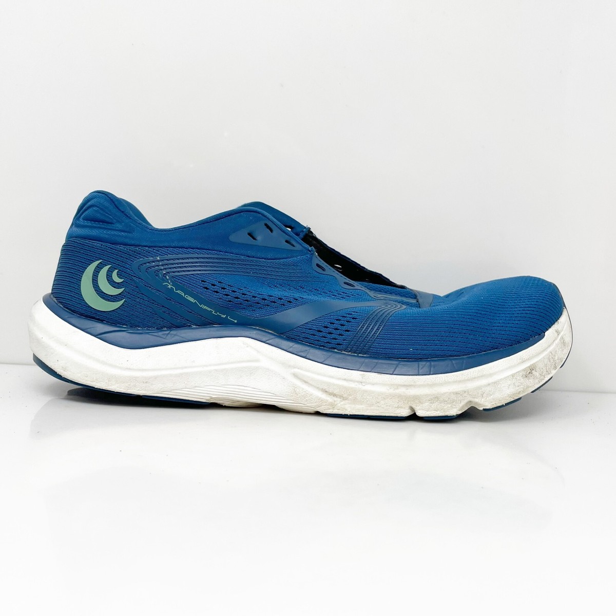 Topo Athletic Womens Magnifly 4 Blue Running Shoes Sneakers Size 8 