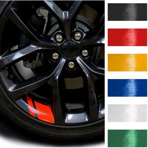 6x Reflective Sticker Car Wheel Rim Vinyl Decal Trim Car Accessories For 16"-21" - Picture 6 of 15