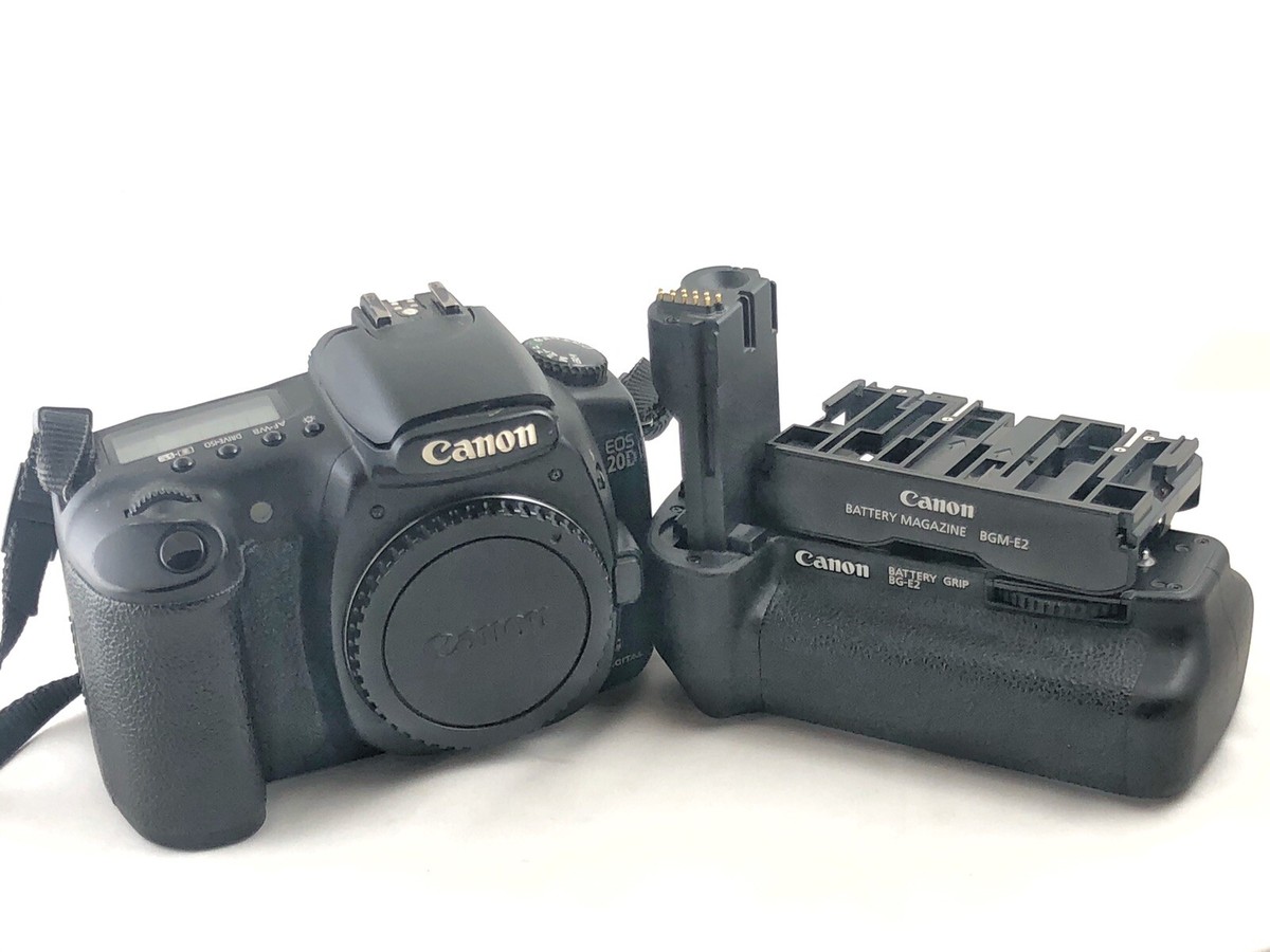 Canon EOS 20D w/ Canon BG-E2 Grip & BGM-E2 AA Battery Canon EOS 20D w/ Canon BG-E2 Grip & BGM-E2 AA Battery