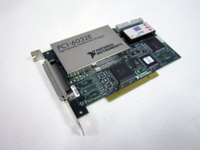 NATIONAL INSTRUMENTS PCI-6032E DAQ CARD 16 BIT ANALOG INPUT MULTIFUNCTION ~ NI