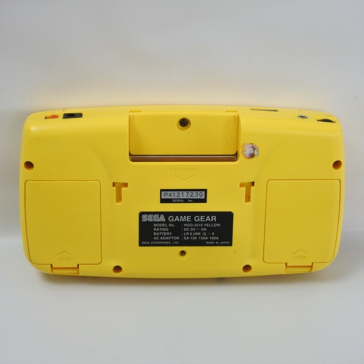 Game Gear YELLOW Console HGG-3210 Sega P41217230 gg | eBay Game Gear YELLOW Console HGG-3210 Sega P41217230 gg | eBay