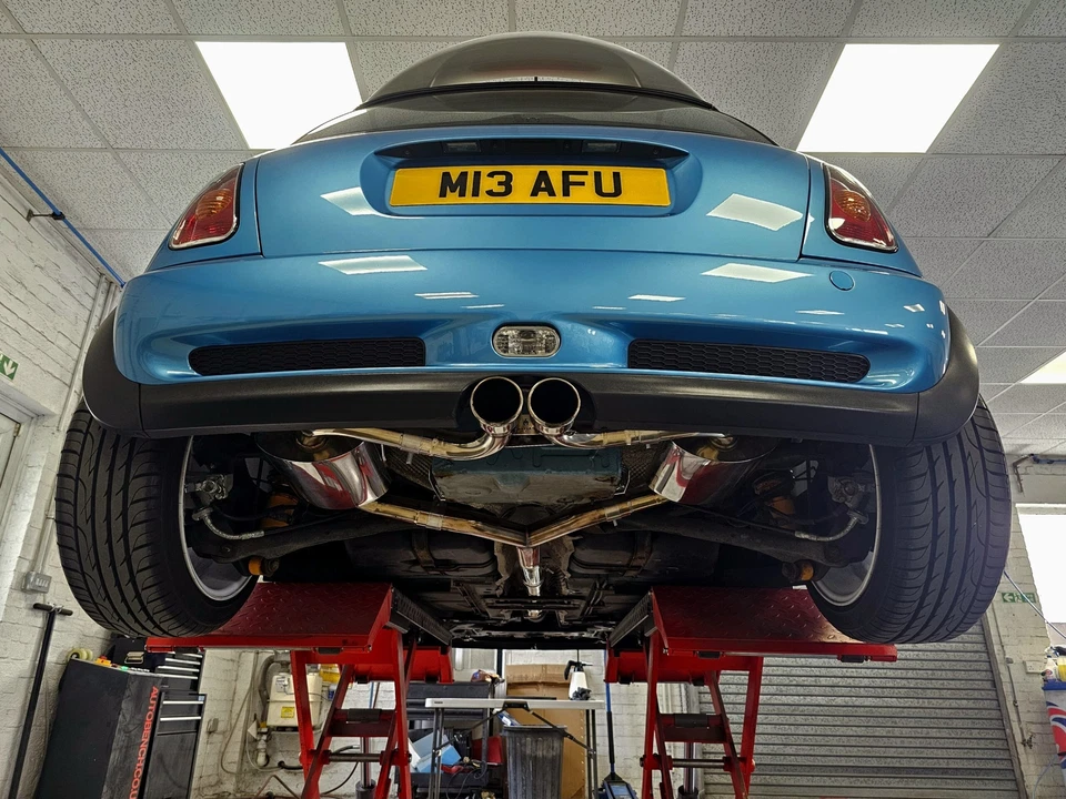 Mini R52/R53 Cooper S Catback Escape 2.5" Rendimiento Deportes Sistema Inoxidable - Imagen 3 de 4