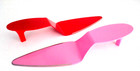 Each $29.00 Choice: Creative Pink OR Red  Fun Cake Knife- Spatula NEW