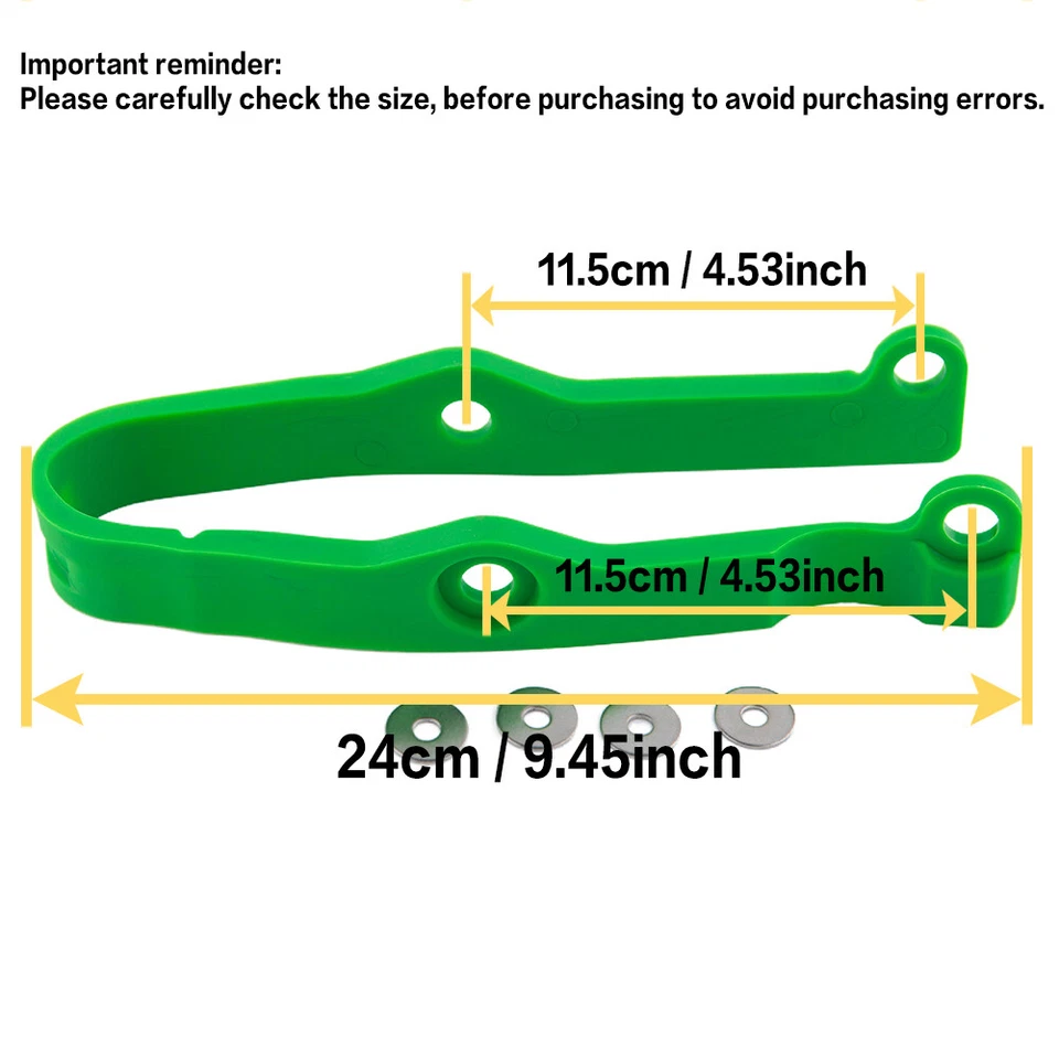 Motorcycle Swingarm Chain Slider Green Fit Kawasaki KX80 KX 80 KX85 KX100 KX112 - Imagem 2 de 4