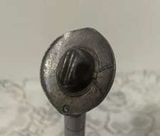 Vintage Metal Cowboy Hat Keychain