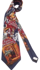 1833  )  AMERICAN FILMS   MEN'S TIE 100% SILK   MADE IN  USA