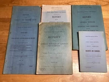 1919-1954 6 Union Of South Africa Railway & Harbour Reports Maps Railroad Train