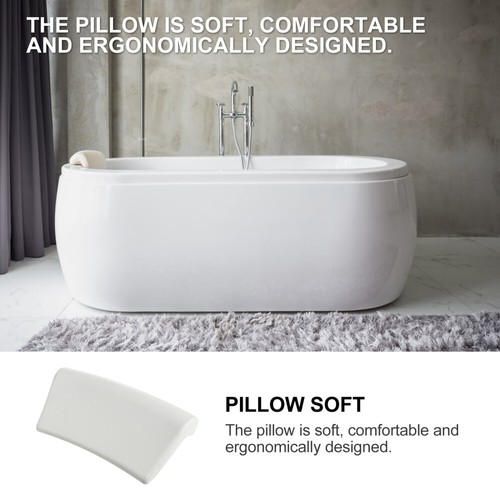 Bath Head Pillow Waterproof Bath Pillows Bathing Pillow Suction Bath Pillow - Picture 12 of 12