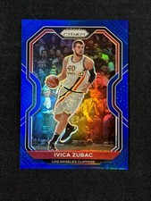 2020-21 Panini Prizm - Ivica Zubac Blue Prizms #'d 65/199