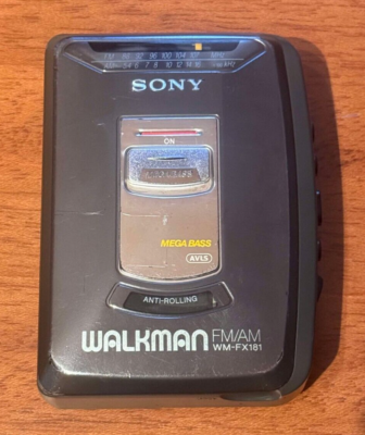 Genuine Original 90s Sony Walkman Mega Bass Radio FM/AM Cassette
