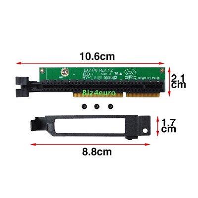 für Lenovo PCIe Riserkarte BA7H70 Rev 1.2 01AJ940 M920q M920x M720q P330 Tiny