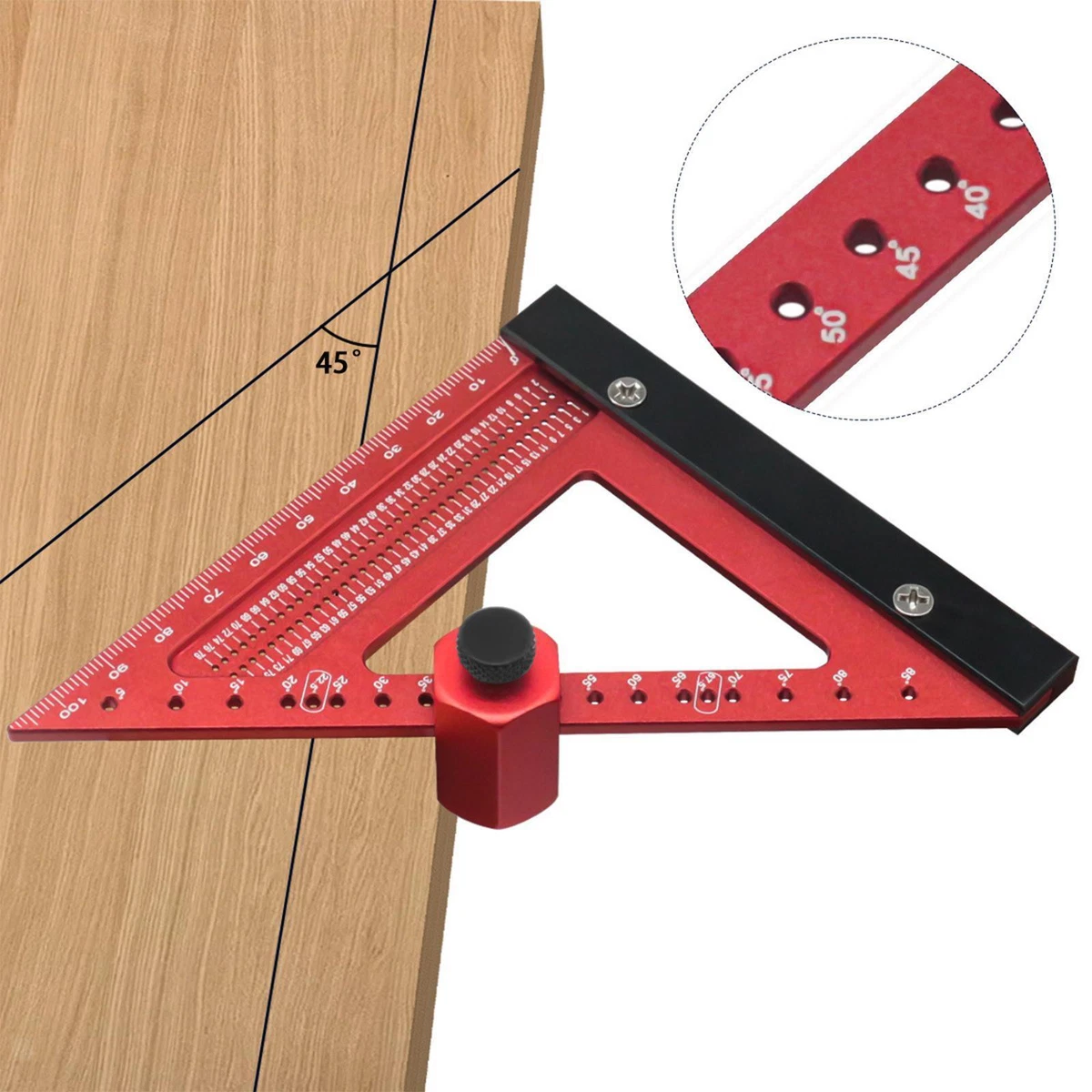 Triangle Angle Ruler Angle Measuring Tool Triangle Scriber