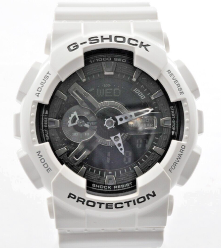 Casio G Shock GA-110GW 7AJF Analog-Digital Uhr Quarz weiß near mint