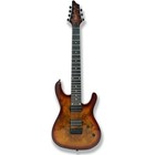 7 String Electric Guitar Maple Neck Burl poplar top Okoume Body 