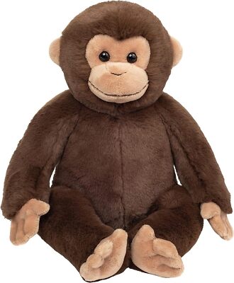 Teddy Hermann Monkey Sitting 35cm Sustainable Stuffed Animal Plush Soft Toy