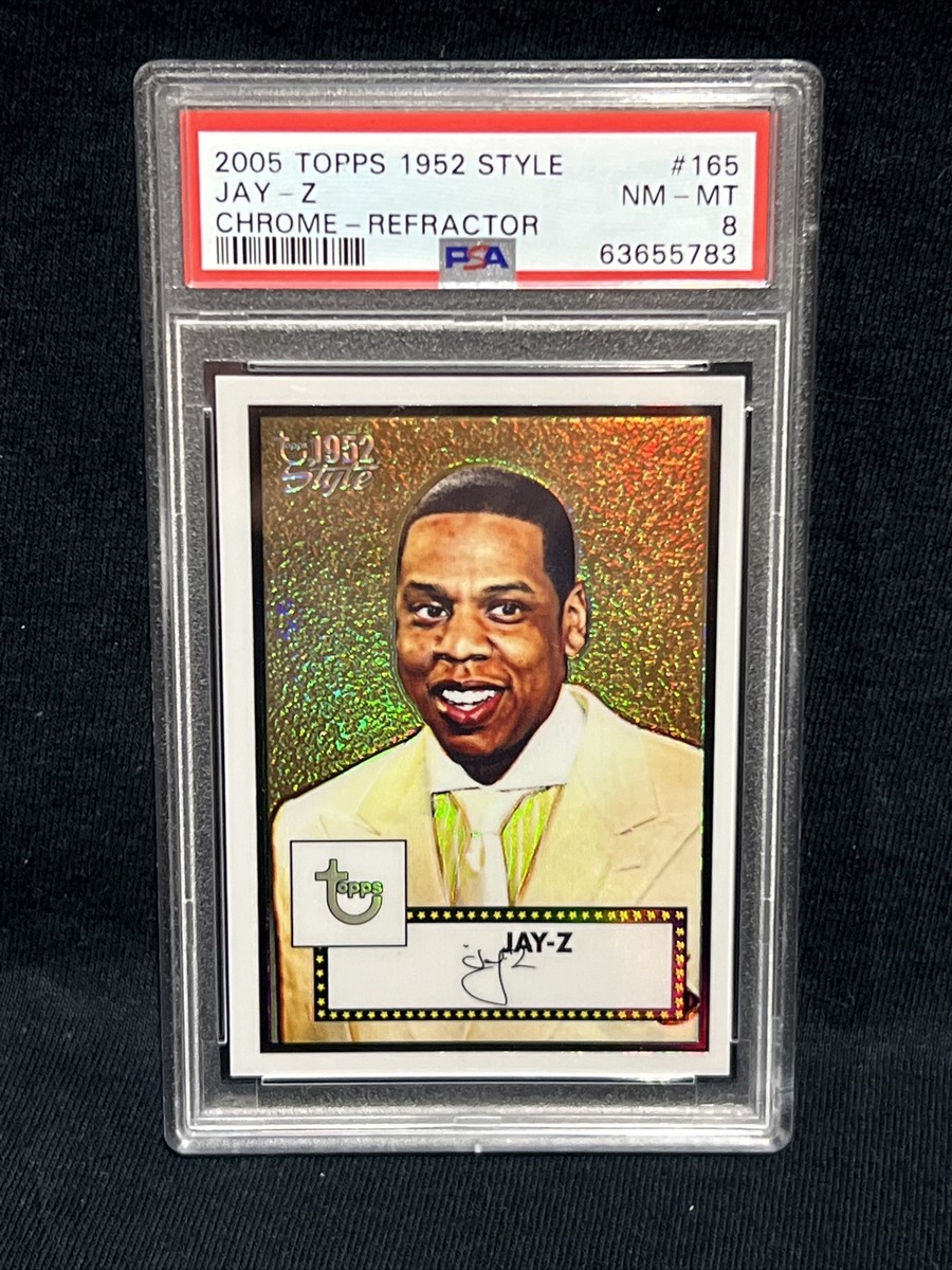 JAY Z 2005 TOPPS 1952 STYLE CHROME # 165 REFRACTOR #d 181/299 