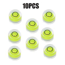 10PCS Mini Circular Bullseye Bubble Levels 20 x 9mm for Layout Non Adhesive New