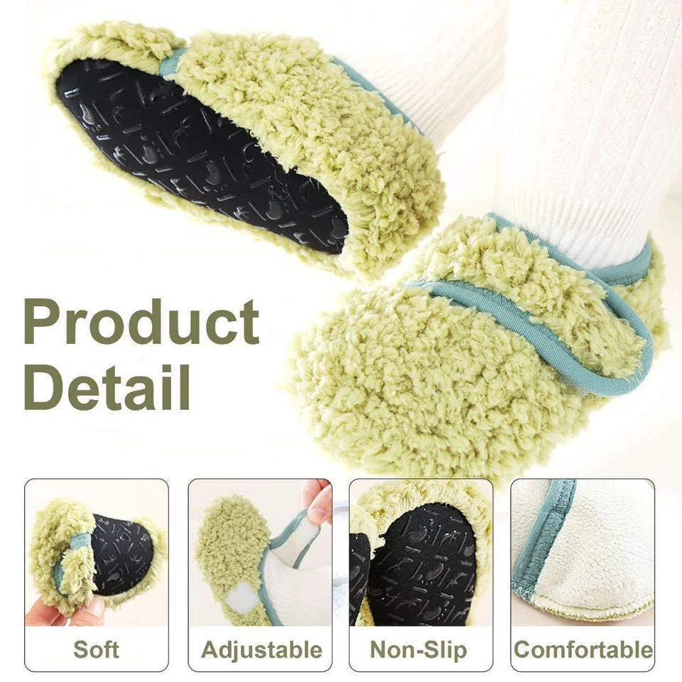 Toddler Baby Girls Boys Toddlers Soft Fur Warm House Slippers Cotton Socks Shoes - Image 2 of 4