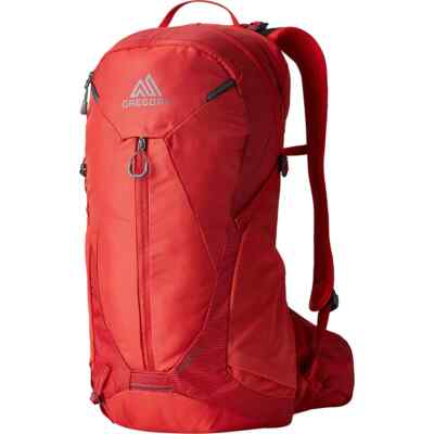 Gregory Miko 15L Daypack Unisex Sumac Red Adjustable Strap Hiking Backpack DHS14