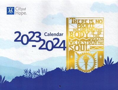 2023-2024 City of Hope 16 Month Wall Calendar New Unique Illustrations