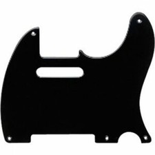 HOSCO TELEVISED ELECTRIC GUITAR PICKGUARD - BLACK - TC-B1P ACCESSORIES FOR
