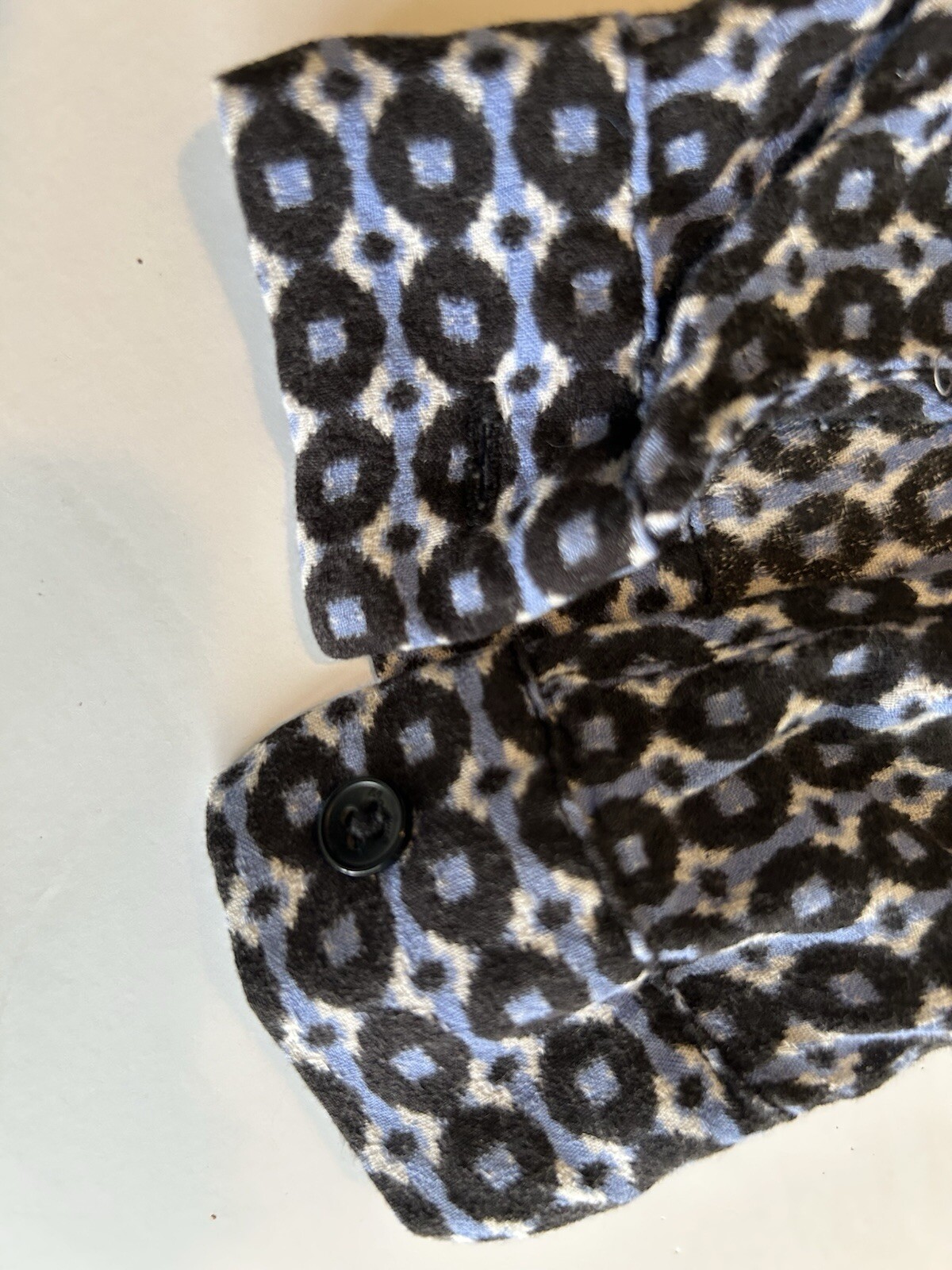 Massimo Dutti Women’s Top Large 100% VISCOSE Geometric Long Sleeve Career Top thumbnail 11