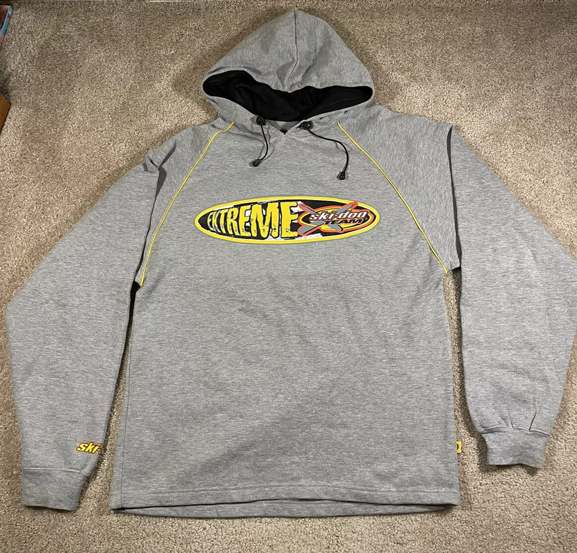 Vintage Ski Doo Extreme Team Hoodie bombardier Snowmobile