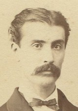 ANDY GARCIA LOOK A LIKE. CDV WITH SPANISH MAKER MARK.