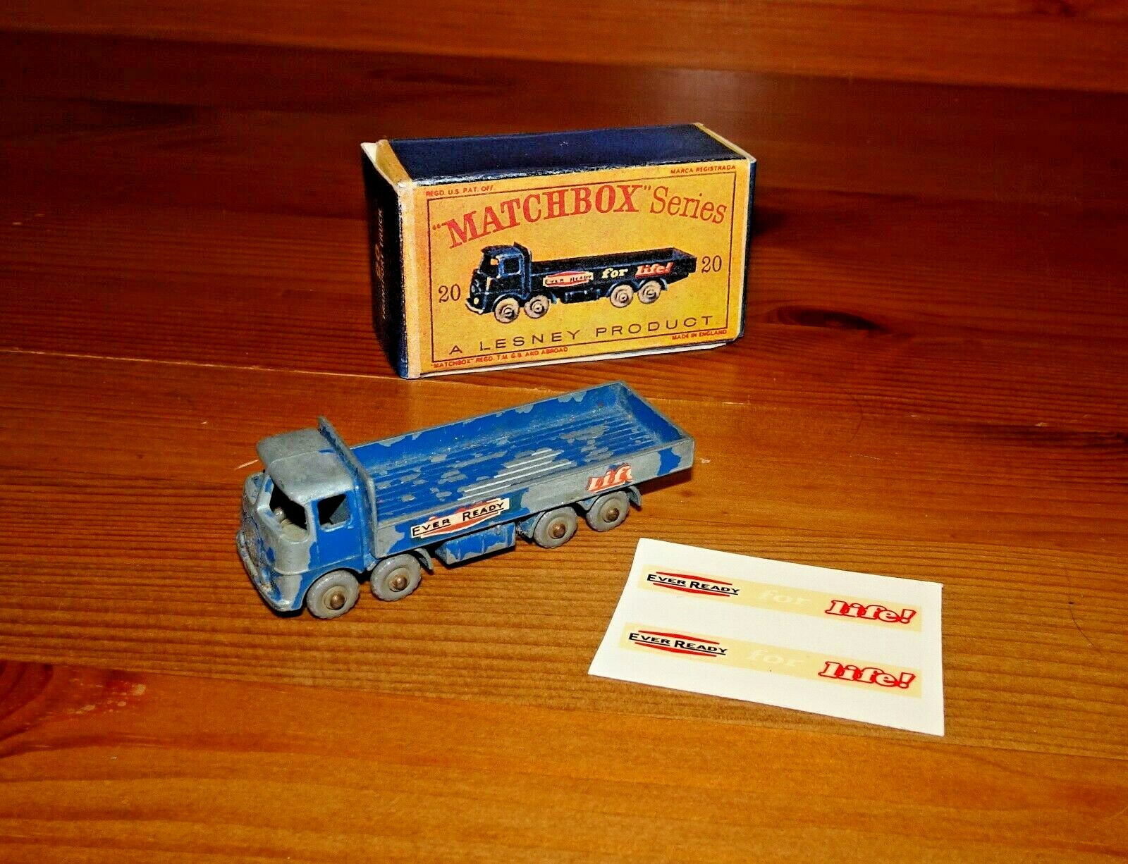 Matchbox 20a, E.R.F Stake Truck - Free Price Guide & Review