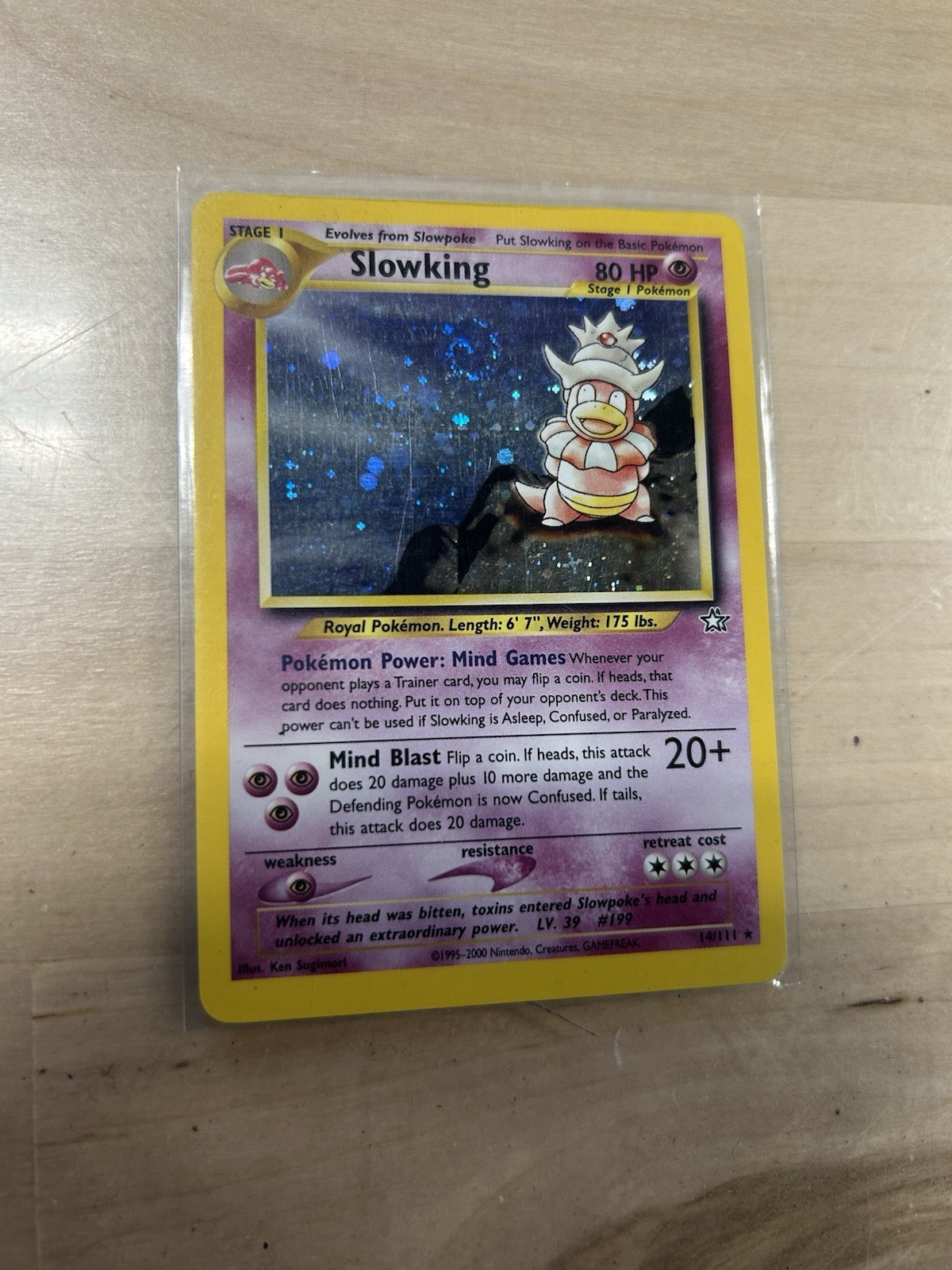 Slowking Neo Genesis 14/111 - 1995-2000 - Pokemon Card - HOLO - NM