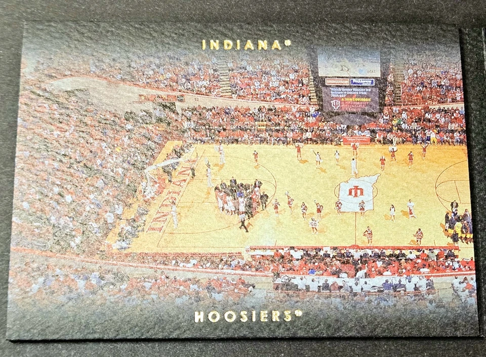 2013-14 UD 黑色竞技场艺术/65 金墨水亲笔签名 Isiah Thomas 小册子 #A-IT Hoosiers — 第 4/4 张图片