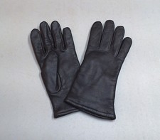 US Military Issue Black Leather Unisex Lined Dress Uniform Gloves Size 5