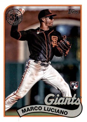 2024 Topps #89B-11 Marco Luciano 1989 Topps Baseball 35th Anniversary