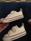 Converse Chuck Taylor All Star White Leather Sneaker Shoes Toddler 4c Great Cond — photo 5