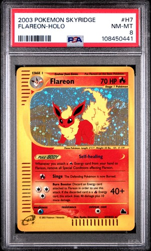 Flareon graded PSA 8 for sale on eBay