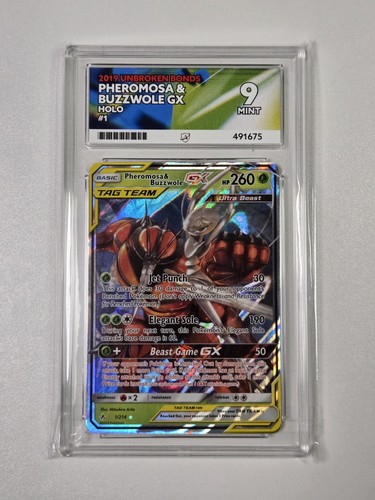 Pheromosa & Buzzwole-GX graded ACE 9 for sale on eBay