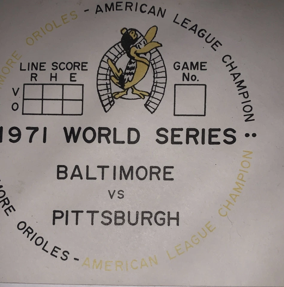 1971 Baltimore Orioles World Series Envelope 1st Day Cover Issue Baltimore, MD - Image 4 of 4
