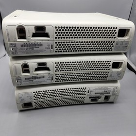 Lot of 3 Microsoft Xbox 360 Video Game Consoles - UNTESTED - For Parts or Repair