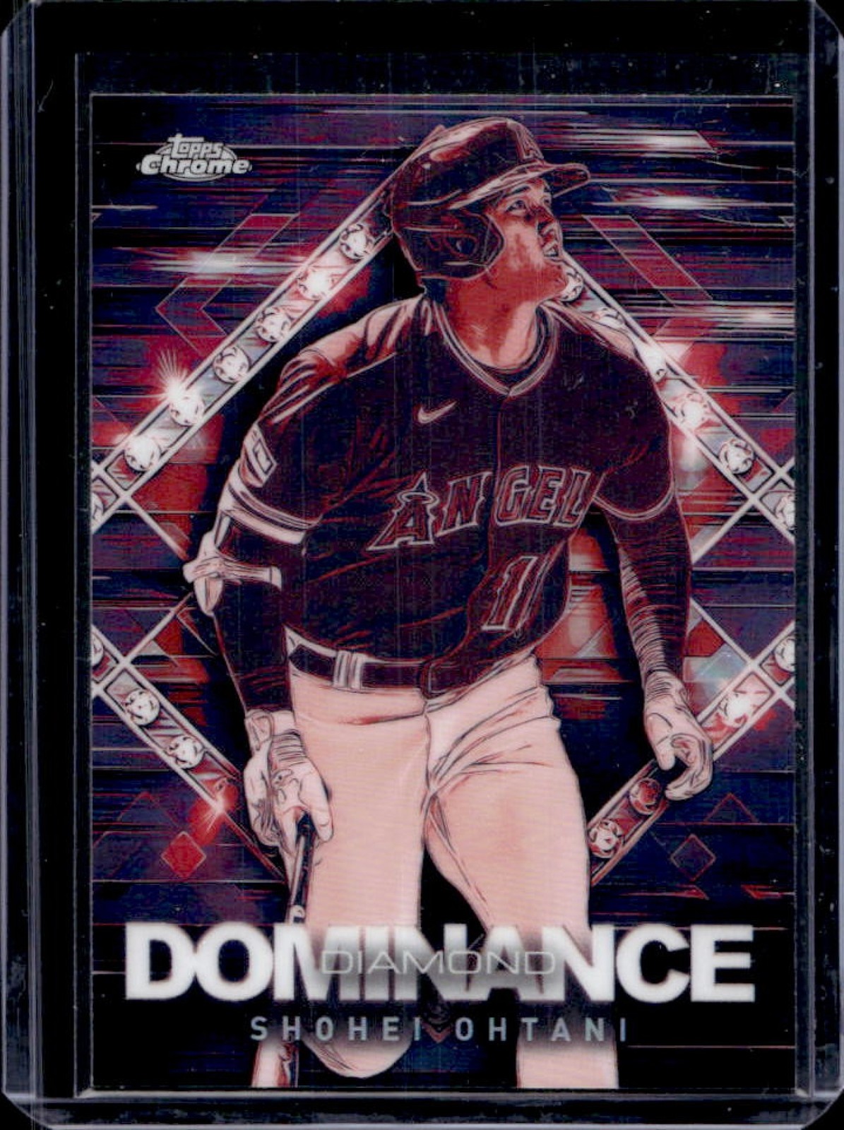 2023 Topps Chrome Update Shohei Ohtani Diamond Dominance #DD-5 Angels