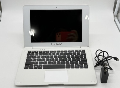 LEXiBOOK LAPTAB 10 LT10EN Laptop, 10'' Touchscreen- White- FOR PARTS!