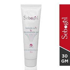 Sebogel Salicylic Acid  Nicotinamide Gel for Pimples and Oily Skin, 30gm