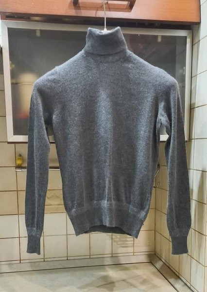 Women Etro Turtleneck Grey Cashmere 36 / S / 44