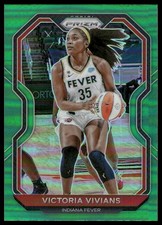 Victoria Vivians 2021 Panini Prizm WNBA #7 Green Indiana Fever