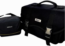 Nikon Large Padded Camera Bag Lens Holder DSLR Mirrorless Padded 14 x8 x8