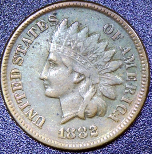 1882 Indian Cent VF Condition | Nice Coin RC45
