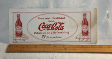DRINK COCA - COLA "  5 "- 1900s BLOTTER